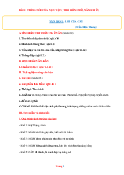 Tài liệu dạy học ngữ văn lớp 7 chân trời sáng tạo