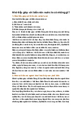 Nhờ tiếp giáp với biển nên nước ta có những gì?