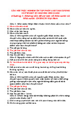 Đề cương môn Pháp luật đại cương - Trường Đại học lao động -  xã hội.