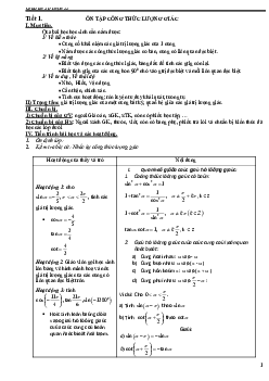 Giáo án bám sát toán 11 đại số và hình học cả năm chương trình chuẩn