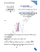 Đề minh họa số 48 môn Toán C1 - Đáp án chi tiết và phân tích | Đại Học Nội Vụ Hà Nội