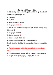 Bài tập cung và cầu - Quản trị kinh doanh | Trường Đại học Lao động - Xã hội