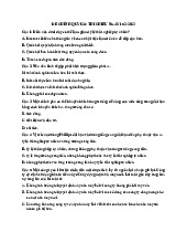 Đề thi Môn Kinh tế vĩ mô | Đại học Kinh Tế Quốc Dân