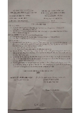 Đề thi cuối kỳ học phần Logic học năm 2024 - 2025 | Đại học Luật Thành phố Hồ Chí Minh