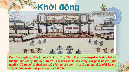 Giáo án điện tử Lịch Sử 8 KNTT - Bài 7  Kết Nối Tri Thức:  Khởi nghĩa nông dân Đàng Ngoài thế kì XVIII