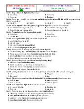 Đề luyện thi tốt nghiệp THPT 2025 môn Sinh bám sát đề minh họa giải chi tiết-Đề 5