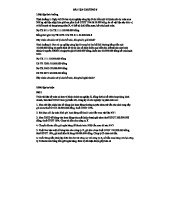 HCSN BÀI TẬP CHƯƠNG 6 - Tình Huống và Định Khoản Kế Toán Nghề Nghiệp