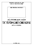 Đề cương môn Tư tưởng Hồ chí minh - trường đại học Luật hà nội.