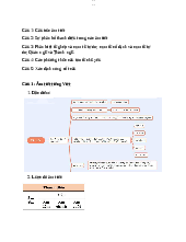 Đề cương cuối kì - Nhập môn Việt ngữ học | Trường Đại học Hà Nội