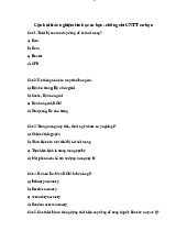 TOP câu hỏi trắc nghiệm Môn Tin học đại cương | Đại học Bách Khoa Hà Nội