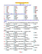 Đề Cương Ôn Tập Giữa Kỳ 1 Tiếng Anh 9 Smart World 2025-2026