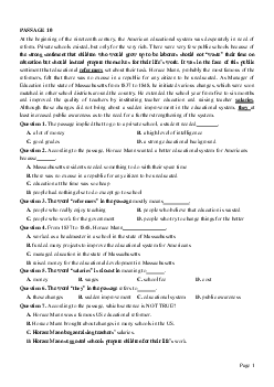 PASSAGE 10_Theme 2. Education (Giáo dục)