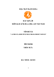 Tên Đề Tài: “Vai Trò Của Kinh Tế Tư Nhân Trong Thời Kỳ Đổi Mới ” | Lịch Sử Đảng Cộng Sản Việt Nam