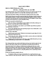 Tài liệu mạng máy tính - Lý thuyết và ưu nhược điểm trong chuyển mạch | Đại Học Nội Vụ Hà Nội