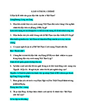 Tài liệu ôn tập cuối kì Môn Lịch sử Đảng | Đại học Bách Khoa Hà Nội