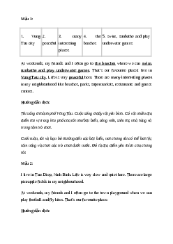 Giải Tiếng Anh 6 Review 2: Skills | Global Success