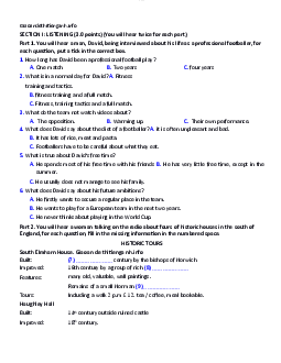 Đề thi học phần Tiếng anh cơ bản