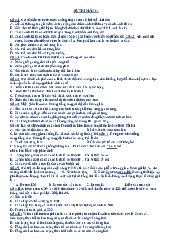 Đề thi mẫu môn kinh tế vĩ mô (có đáp án)