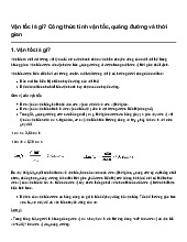 Vận tốc là gì? Công thức tính vận tốc, quãng đường và thời gian | Toán chuyển động đều lớp 5