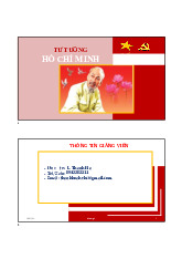 Bài giảng chương 1: Khái Niệm và Đối Tượng Nghiên Cứu | Đại học Quốc Tế Hồng Bàng