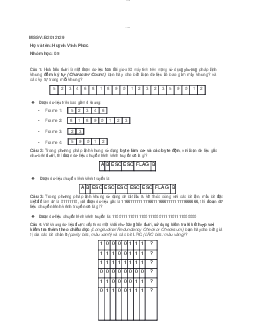 Bài tập tự luận Môn mạng máy tính