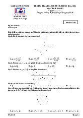 Đề giữa kỳ 1 Toán 12 năm 2024 – 2025 trường THPT chuyên Trần Phú – Hải Phòng