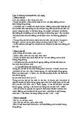 Bài tập Chương 2 - Nhập môn Việt ngữ học | Trường Đại học Hà Nội