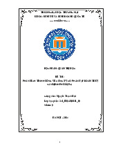 Phân Tích Tình Huống Công Ty Thủy Sản Minh Phú | Bài thảo luận Quản Trị Học