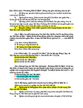 Ôn tập LSĐ và tư tưởng Hồ Chí Minh/ Trường đại học Nguyễn Tất Thành