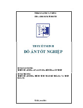 Thuyết minh đồ án tốt nghiệp - Đại học Xây Dựng