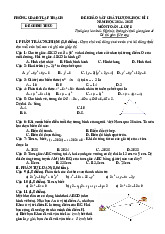 Đề học kì 1 Toán 8 năm 2024 – 2025 phòng GD&ĐT Lập Thạch – Vĩnh Phúc