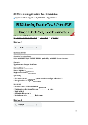 Ielts Listening Practice Test 8 Printable -  Ielts Writing | Trường Đại học Sư Phạm Hà Nội