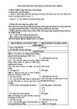 Bài 16 Giáo án buổi 2 Toán 1 | Kết nối tri thức với cuộc sống (HK1)