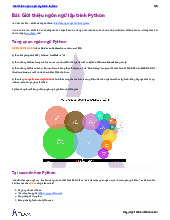 HOWKTEAMVN - Giới thiệu ngôn ngữ lập trình Python