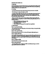 Phương Pháp Đóng Vai trong Dạy Học Tự Nhiên và Xã Hội - Nhóm 21