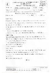 Đề thi giữa HKI học phần Vật Lý đại cương 2 (Điện tử - Quang) năm 2024 - 2025 | Trường Đại học Khoa học tự nhiên, Đại học Quốc gia Thành phố Hồ Chí Minh