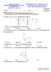 Đề giữa kỳ 1 Toán 12 năm 2025 – 2026 trường THPT Nguyễn Trãi – Đà Nẵng