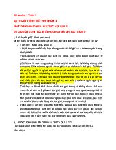 Tổng hợp Bài Seminar Môn Triết học Mac-Lenin & Tư tưởng Hồ Chí Minh | Trường Đại học Luật Hà Nội