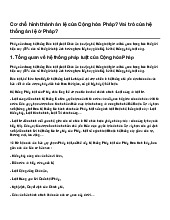 Cơ chế hình thành án lệ của Cộng hòa Pháp? Vai trò của hệ thống án lệ ở Pháp?