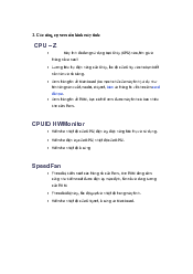 Lý thuyết Cấu trúc máy tính và vi xử lý | Đại học Bách Khoa, Đại học Đà Nẵng