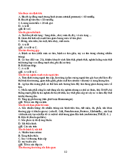 TOP 30 Câu hỏi trắc nghiệm về hiện tượng shock (có đáp án) | Đại học Y khoa Phạm Ngọc Thạch