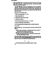 Đề cương Lý Sinh: Thẩm thấu, Vận chuyển và Nhiệt động học