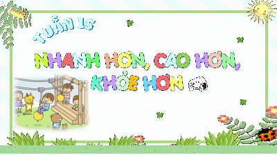 Tuần 15 - Góc sáng tạo: Bản tin thể thao | Bài giảng PowerPoint Tiếng Việt 3 | Cánh Diều