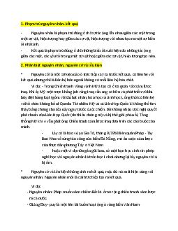 Trình bày nội dung cặp phạm trù nguyên nhân – Kết quả. Rút ra ý nghĩa phương pháp luận của cặp phạm trù đó ?