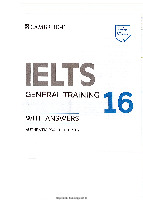 Cam IELTS 16 General IELTS  | Tài liệu Tiếng Anh