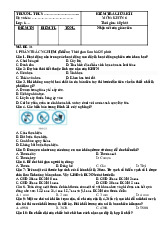Đề thi giữa học kỳ 1 môn Khoa học tự nhiên lớp 6 năm học 2024 - 2025 - Đề số 5 | Bộ sách Chân trời sáng tạo