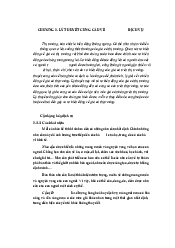 Chương 2: Lý thuyết cung cầu về dịch cụ trong kinh tế vĩ mô | Đại học Lao động - Xã hội