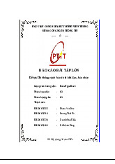 Báo cáo Giữa Kỳ IoT - Hệ Thống Cảnh Báo Rò Rỉ Khí Gas và Cháy | Iot và ứng dụng | Học viện Công nghệ Bưu chính Viễn thông