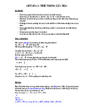 Bài tập Chương 1 Nhiệt Động Lực Học | Môn Hóa lý 1,2 - Đại học Sư phạm Kỹ thuật Thành phố Hồ Chí Minh