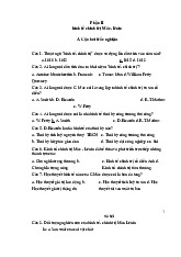 Câu hỏi Trắc Nghiệm Kinh Tế Chính Trị Mác - Lênin | Trường Đại học Thương Mại